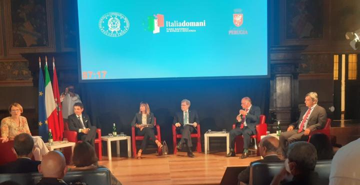 Italiadomani: Il Ministro Giovannini a Perugia illustra il Pnrr, le strategie, le risorse, i progetti per l’Umbria